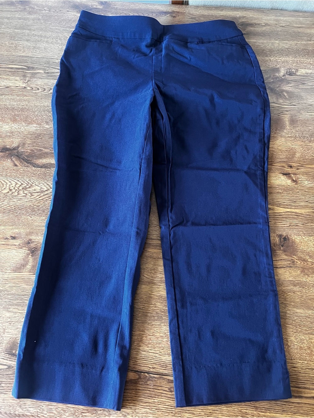 Womens Chicos Navy Blue Pull-On Dress Pants size 1P
